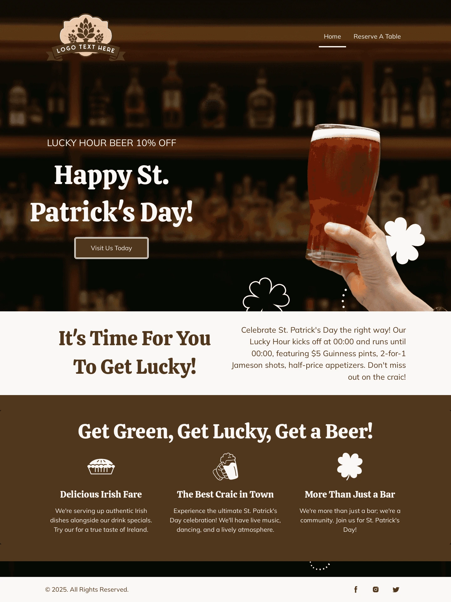 Irish Pub Event